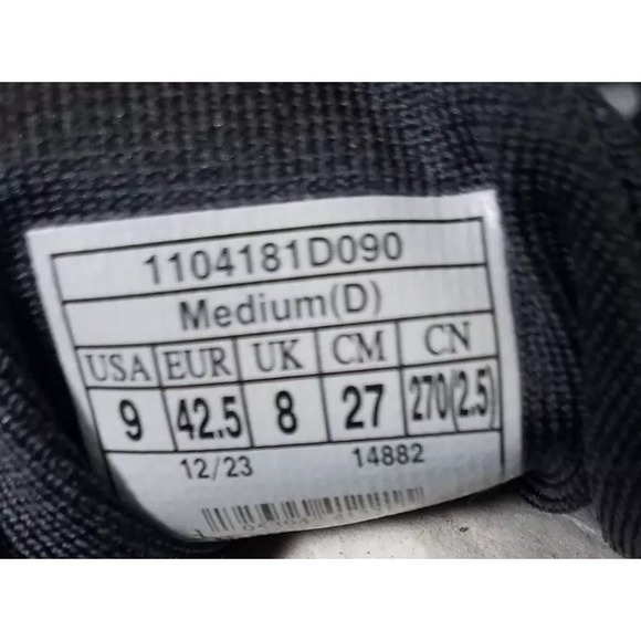 Brooks Ghost 16 Running Shoes Men Size 9 D Black Grey White Sneakers 110418 NEW main image 5